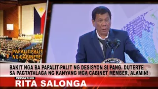 Alam Ba News: Ang papalit-palit na desisyon ng Pangulong Duterte