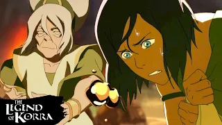 Toph Removes The Poison From Korra ⛓ | Full Scene | The Legend of Korra