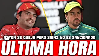 ASTON MARTIN CLAIMED BUT SAINZ WAS NOT PENALISED | CAN ALONSO MAKE THE PODIUM?