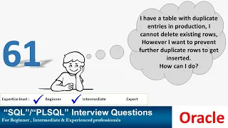 Oracle PL SQL interview question | oracle constraint with DEFERRABLE NOVALIDATE option