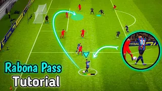 Rabona pass tutorial efootball 🔥