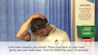 Physiotherapy: Levator scapulae stretch