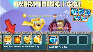 Selling MY ALL Items from 2022! (TONS BGL) | Growtopia