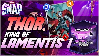 The BEST Deck for LAMENTIS-1 | Thor Combo [MARVEL SNAP DECK GUIDE]