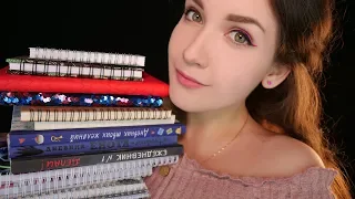 ASMR Notebooks, Whisper, Tapping 📓 [Subtitles] [Russian]