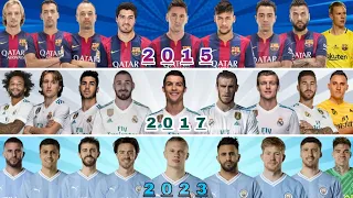 Prime-FCB MSN-2015-Team VS Prime-RMA BBR-2017 Team VS Prime-MCITY 🔥 Ultra Ultimate Comparison 💪