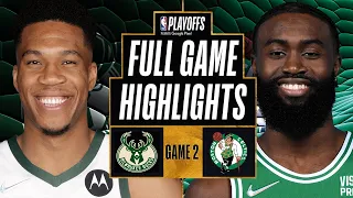 Bucks vs Celtics Full Game 2 Highlights | 2022 NBA Playoffs | NBA 2K22