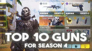 TRUE TOP 10 GUNS FOR SEASON 4 ✅