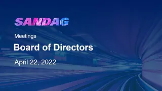 Board of Directors - April 22, 2022