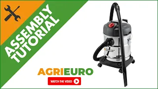 Comet CV 20 X Wet and Dry Vacuum Cleaner - Silent - 20L Drum - Premium Series - Assembly tutorial