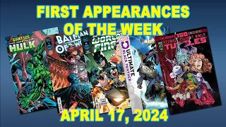 First Appearances of the Week: April 17, 2024