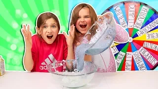 Mystery Wheel of DUMP IT Slime Challenge!! | JKrew