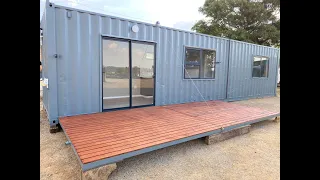 1 Bedroom Container Home with Bathroom and Kitchen.  Luxury