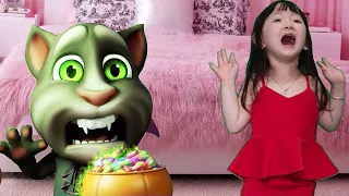 👹 Monster Under My Bed Story 👻 with Talking Tom and Friends in Real Life and more Kate stories