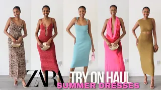 Zara Clothing Try On Haul | Summer Vacation Dresses