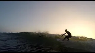 Surfing in J Bay 2021