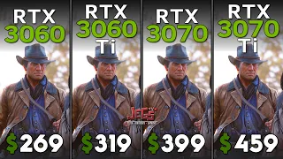 RTX 3060 vs RTX 3060 Ti vs RTX 3070 vs RTX 3070 Ti | Tested in 15 games