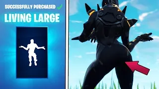 LIVING LARGE - The most UNDERRATED dance emote! And here is WHY! 😍❤️ (30+ FEMALE OUTFITS)