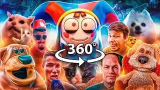 The Amazing Digital Circus Theme but Memes Sing It | 360º VR