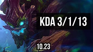 MAOKAI vs AATROX (TOP) | 3/1/13, 65% winrate | KR Master | v10.23