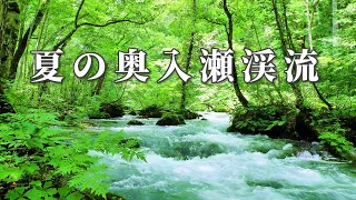 夏の奥入瀬渓流 (2021リメイク) / 緑に包まれる清流 [4K] #Oirase #Aomori #Summer