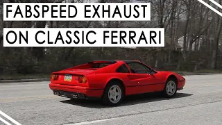 Ferrari 328 1987-1989 | Fabspeed Maxflo Performance Exhaust | Driving Sound