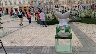 Easter in Kiev Ukraine. 2018. Великдень у києві України