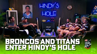 The Broncos & Titans cop brutal grilling in Hindy's Hole!  | Matty Johns | Fox League