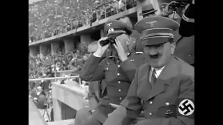 Hitler tweaking on meth at the 1936 olympics