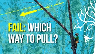 Experts ONLY Vectored Pulling on Leaning Spars | Advanced Rigging Techniques