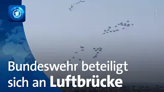 Bundeswehr beteiligt sich an Luftbrücke für Gazastreifen