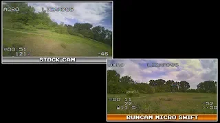 Lizard95 Stock Cam VS Runcam Micro Swift