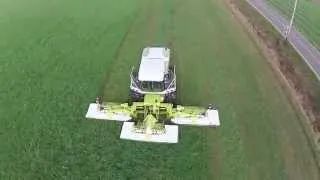 Claas 8700 with Triple Mowers