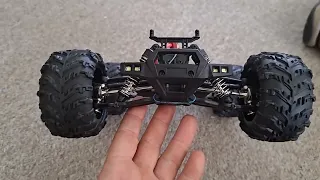 JJRC q117 brushless 1/16th scale 4wd truggy review and 1st run