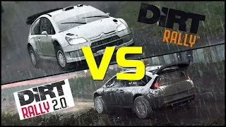 DiRT RALLY 2.0 vs DiRT RALLY | Wales | RAIN