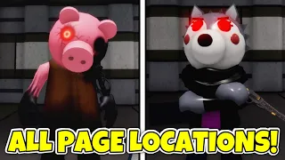 How to UNLOCK INFECTED WILLOW & DISTORTED PIGGY + ALL BOOK 1 & 2 PAGE LOCATIONS in PIGGY! - Roblox