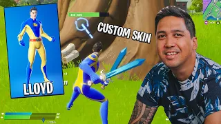 Lager mitt eget custom skin i Fortnite og viser hvordan jeg lager det