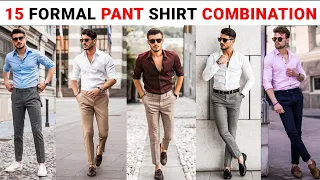 Trendy Formal Outfits | Best Shirt Pant Combination | Fashion Tips 2024