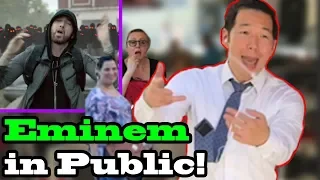 EMINEM, Joyner Lucas - "LUCKY YOU" - SINGING IN PUBLIC!!