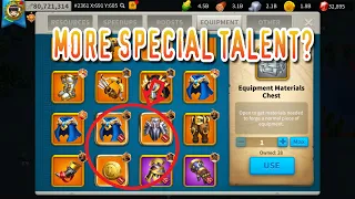 How To Get More Special Talent Legendary Equipment?