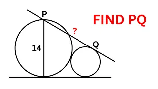 Find the length PQ | Geometry Problem | Maths Olympiad | Important Geometry Skills Explained