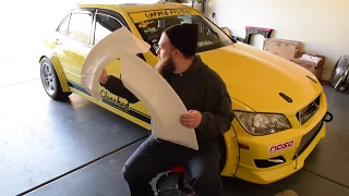 Bodykit stage 2 for Lexus IS300 review and Install from our customer part 1