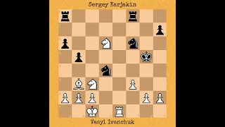 Vasyl Ivanchuk vs Sergey Karjakin | Amber Tournament (Rapid), 2008 #chess