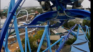 Manta AWESOME Flying Roller Coaster 4K POV! | SeaWorld Orlando Florida [No Copyright]