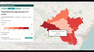 Wazimap: using the map view