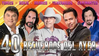 LOS TEMERARIOS, BRONCO, LOS CAMINANTES, LOS BUKIS, LOS YONIC'S - 40 RECUERDOS DEL AYER DE GRUPERAS