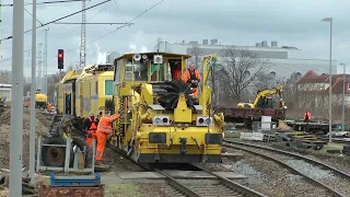 Bauarbeiten S-1 zwischen Birkenwerder - Oranienburg, Teil 2, 22.02.2024