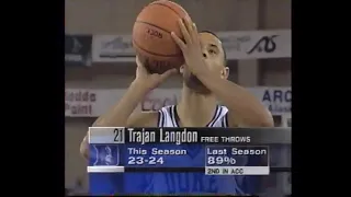 Trajan Langdon Duke 26pts vs Fresno State (1998 Alaskan Shootout)
