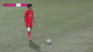 AFF Women's Football Laos vs Cambodia (1-1)