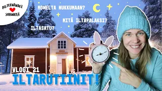 ILTARUTIINIT LAPISSA #vaihtovuosisodankylässä vlogi 21 / Living in Lapland w. english Subtitles